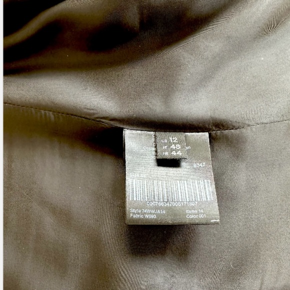 NWOT Raf Simons' CALVIN KLEIN 205W39NYC Oversized Wool Blazer - Size 12 - Picture 6 of 10